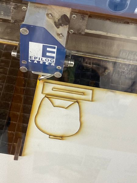 Cat Laser Cutting